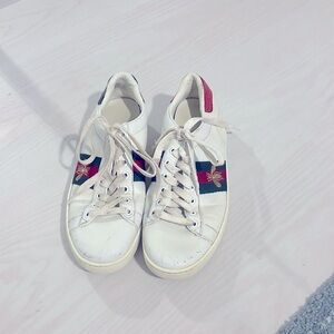 Gucci sneakers. Super comfy.